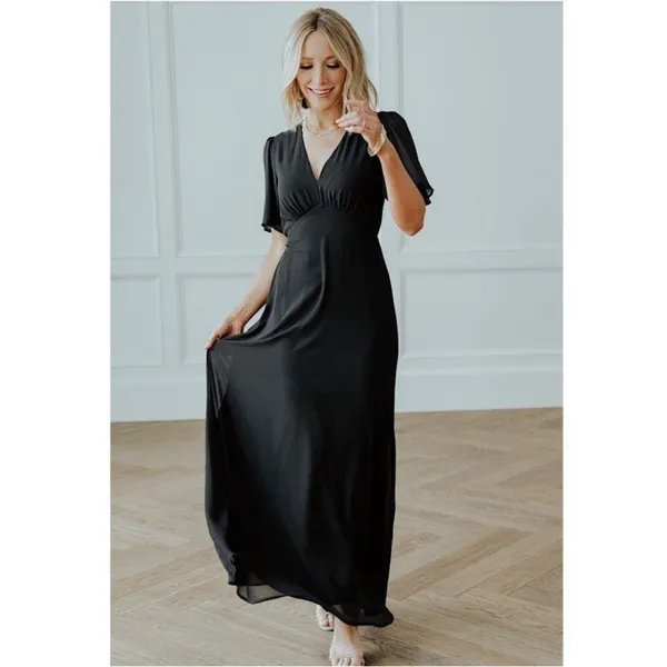 Baltic Born Esti Black Maxi Dress XL NEW - Image 3