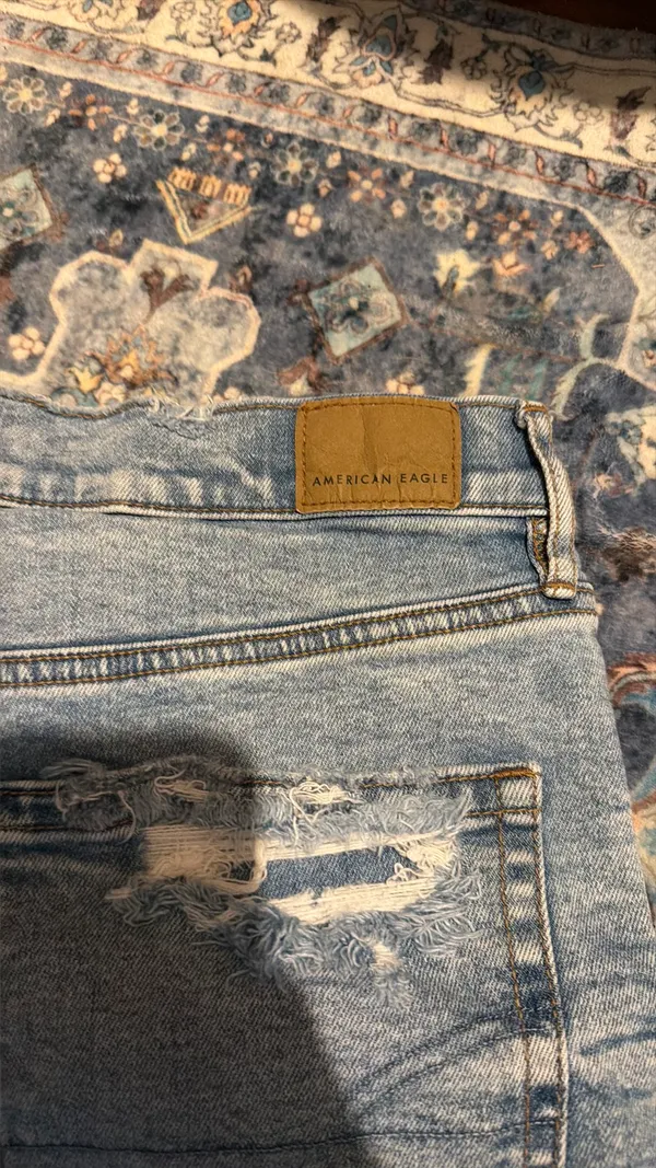 American Eagle Jean Shorts High-Rise strigid - Image 2