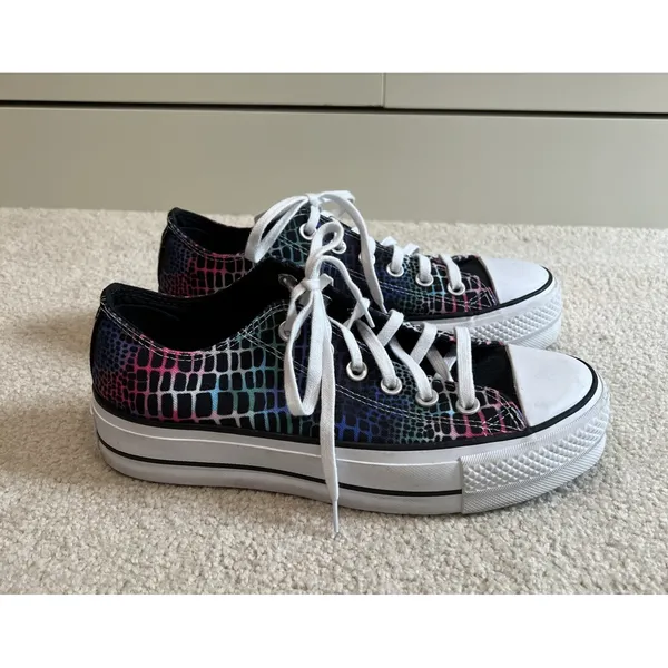 Converse Digital Daze Platform‎ Chuck Taylor All Star Low Top Sneakers Size 7 - Image 2