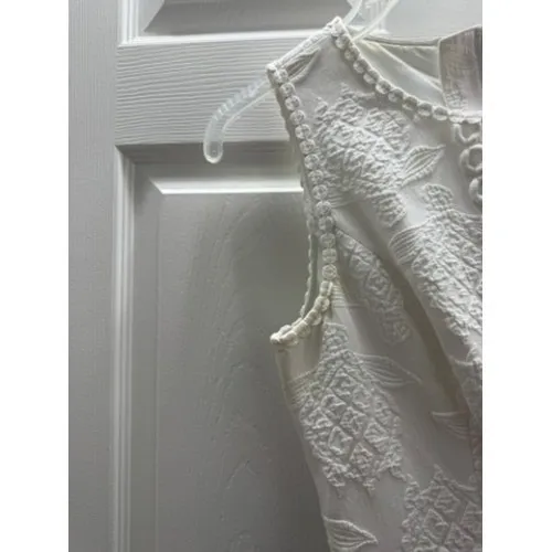 Lilly Pulitzer Mila Stretch Shift‎ Dress Resort White Turtle Pucker Jacquard 10 - Image 5