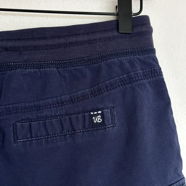 Vintage Y2K Unionbay 100% Cotton Cargo Shorts S Low Rise Navy Utility Gorpcore - Image 10