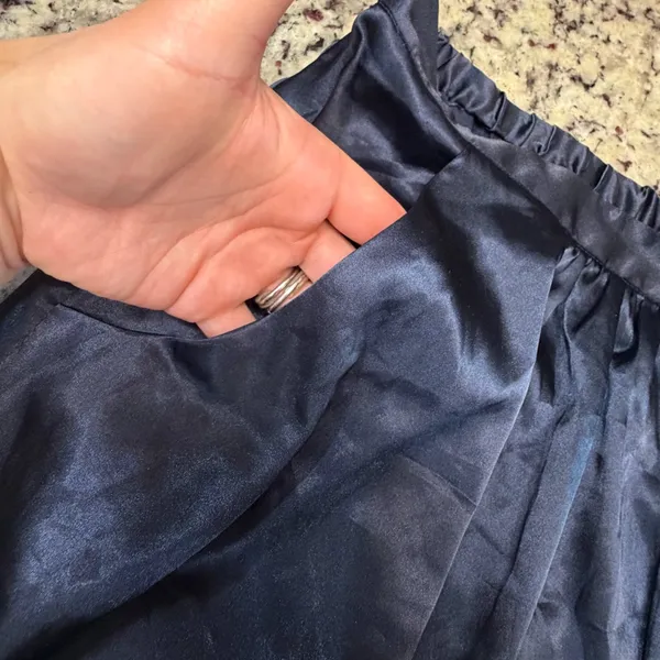 Simply Vera Vera Wang Midnight Blue Mini Skirt - Image 3