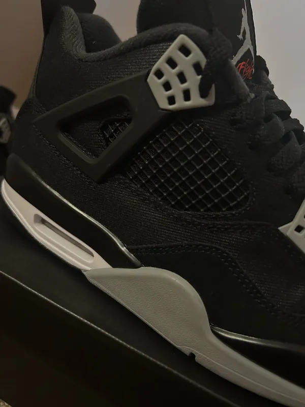 Air Jordan 4 Retro SE Black Canvas Mens Size 9.5 - Image 5