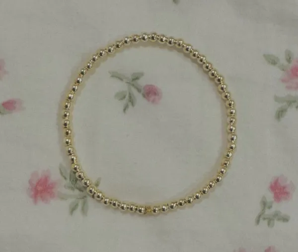Gold Bead Handmade Bracelet - Image 4