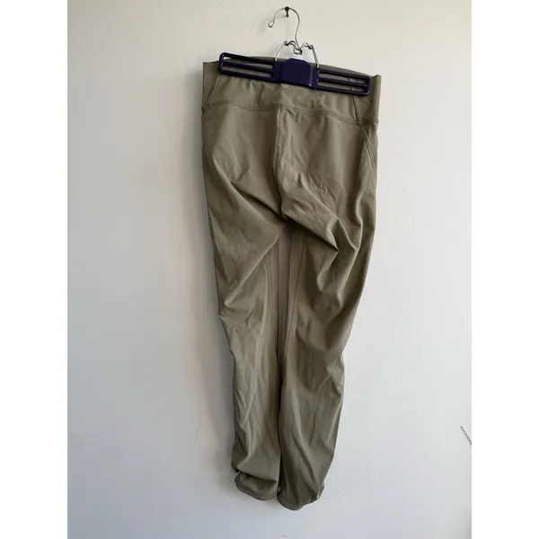 Lululemon Leggings Size 8 Ruched Hem LW5EARS Align Wunder Train Green‎ - Image 2