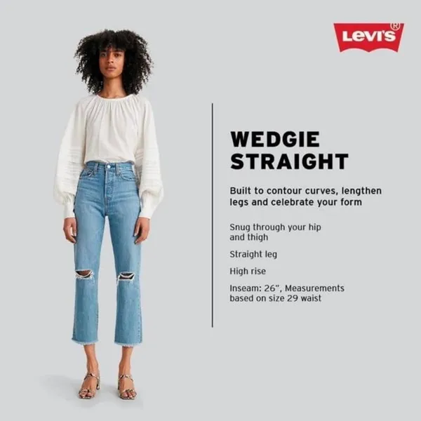 Levis WEDGIE STRAIGHT FIT WOMEN'S JEANS - Image 10