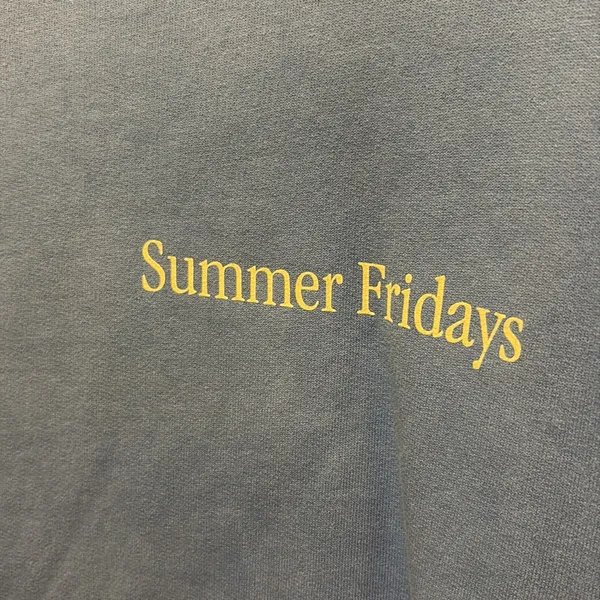 Summer Fridays Blue Pullover Size Medium Sweatshirt - Image 2