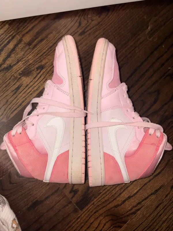 Nike Jordan 1 Mid Digital Pink Shoes - Image 4