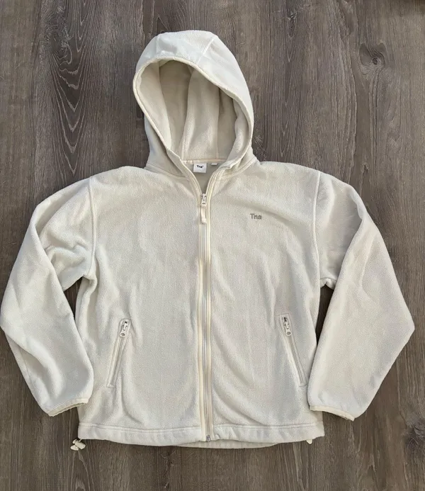Aritzia Tna Sno Polar Oversized Fleece Zip Hoodie (S) - Image 2