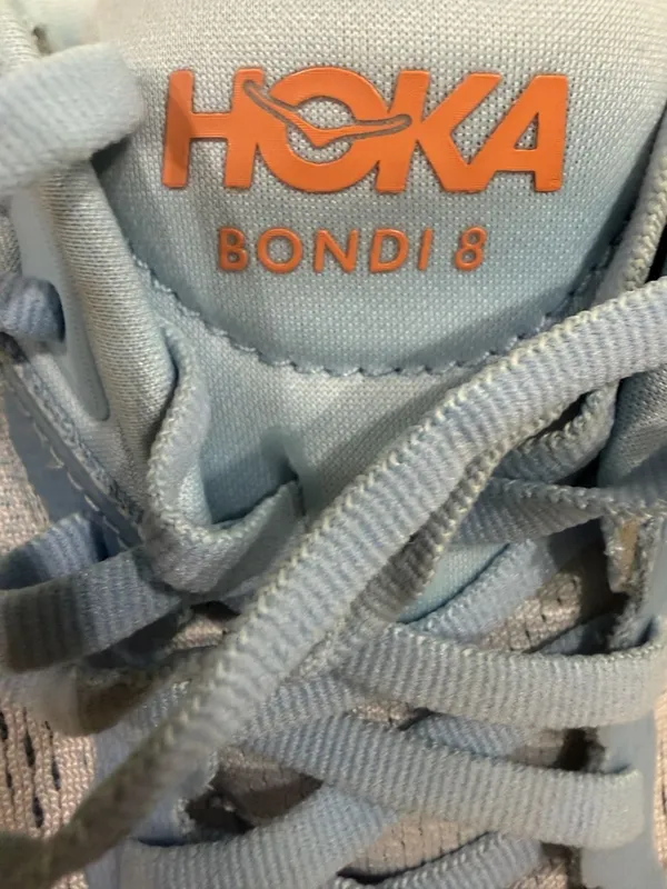 Hoka Women's Bondi 8 Running Shoes in Summer Song/Country Air - Image 2