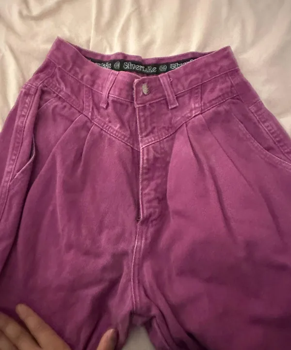 Wrangler silver lake vintage purple jeans - Image 4