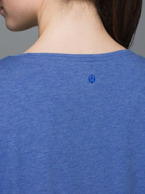 Lululemon Weekend Long Sleeve Heathered Pipedream Blue - Image 5