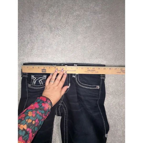 Women's Big Star Liv boot cut distressed jeans size 28x35 Regular - Image 8