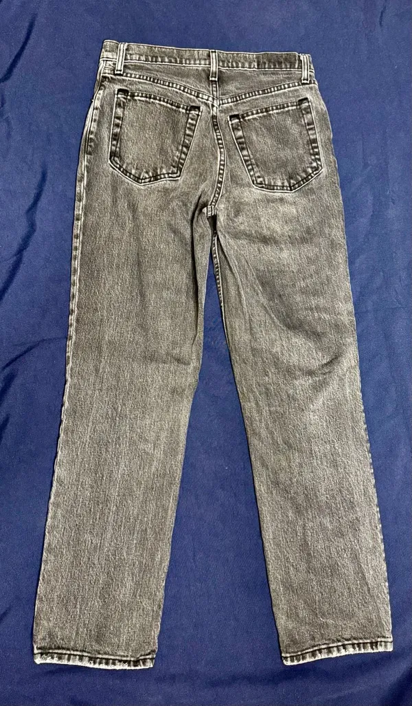 Abercrombie & Fitch 90s Straight Ultra High Rise Jeans 28 6S Washed Black - Image 11