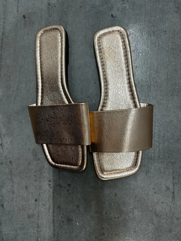 Rosegold sandals Gold Size 7.5 - Image 3