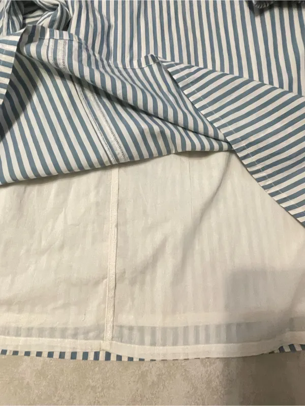 Melrose and Market Blue & White Striped tunic Drees - Image 8