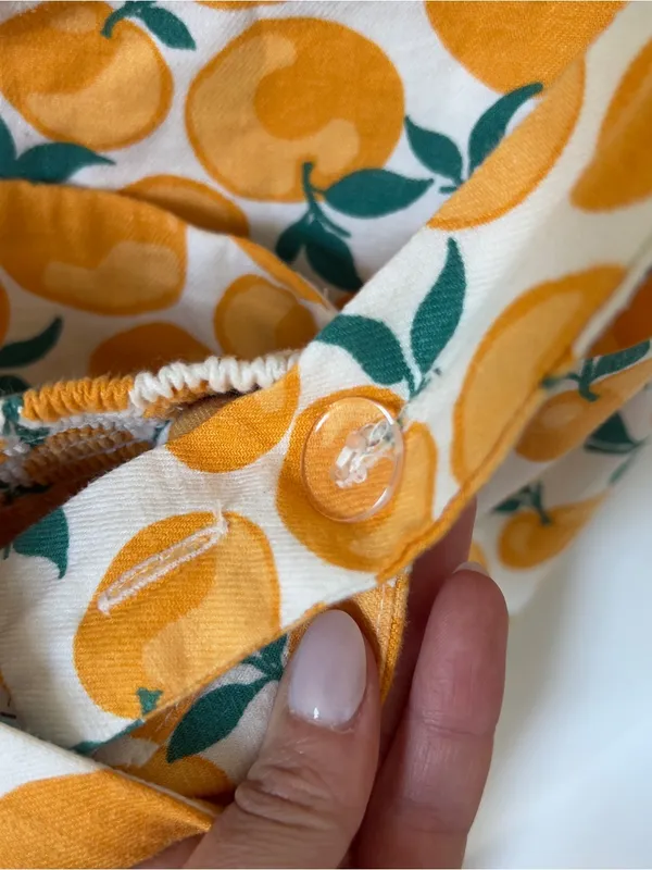 Anthropologie Maeve Printed A-Line Halter Midi Dress Oranges NWT - Image 6