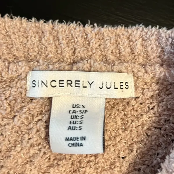 SINCERELY JULES CINCH FRONT V NECK‎ KNIT SWEATER - Image 2