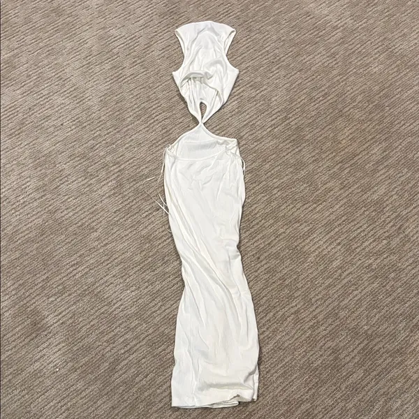 Lioness White Cut-Out Maxi Dress - Image 2