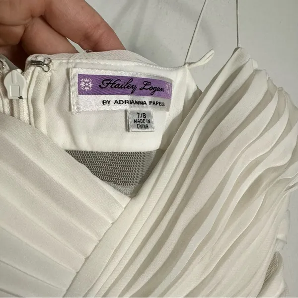 Adrianna Papell High Low Dress - Image 6