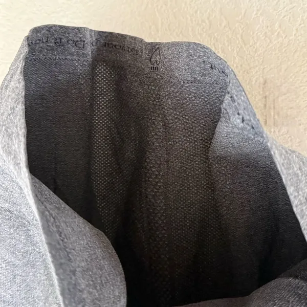 LULULEMON Black Heathered Swiftly Tech Crew Neck Long Sleeves Size 10 - Image 6