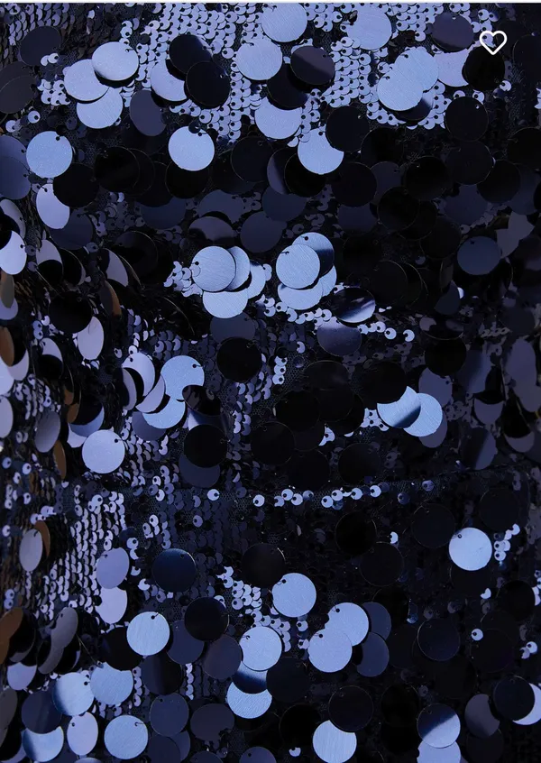 Amanda Uprichard Navy Sequin Dress - Image 5