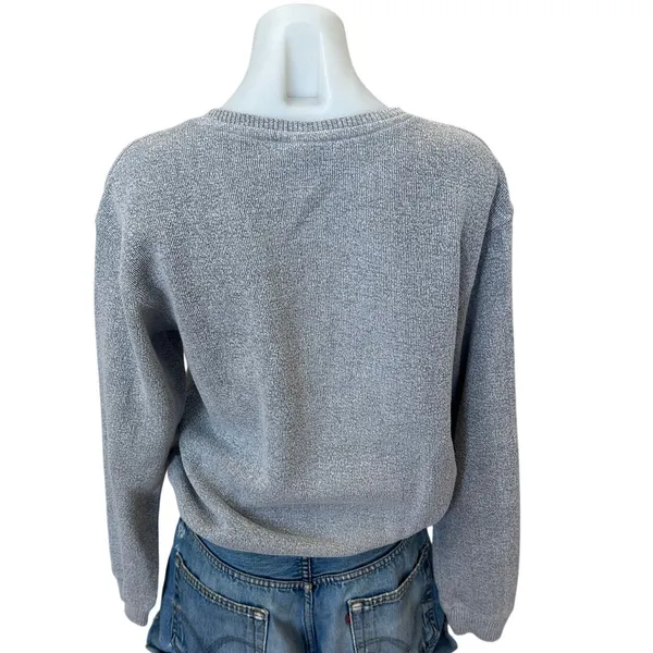 Highland Cow Heather Gray Sweatshirt SMALL Scottish Coo Oversized Pacific & Co - Image 4