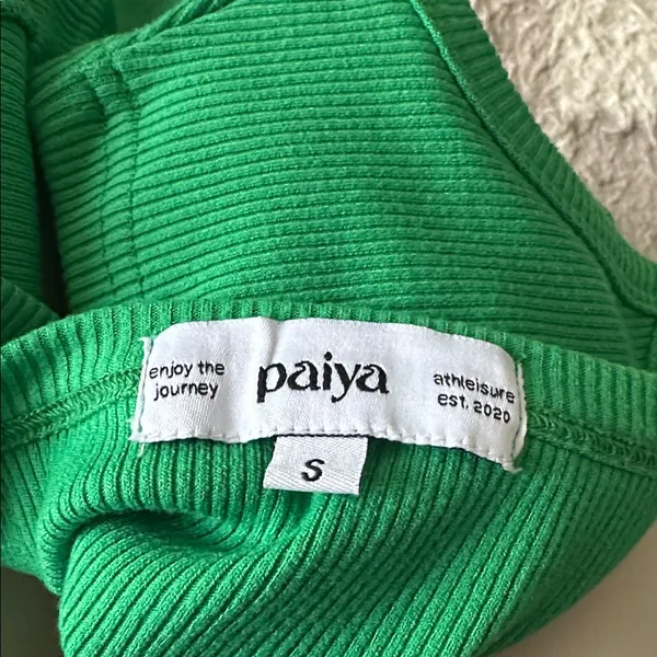 Emerald Ribbed Bralette Green - Image 4