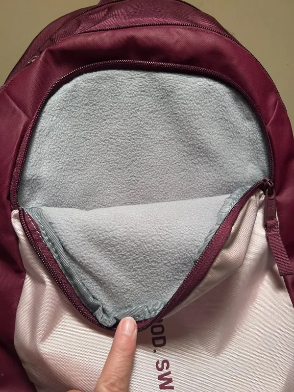 Under Armour Project Rock Brahma Backpack in maroon and pink - Image 13