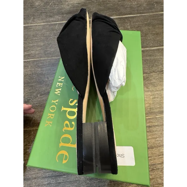 Kate Spade New York‎ BLACK Women's Fayrn Point Toe Mules Size 8.5 - Image 7