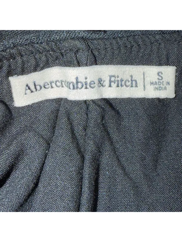 Abercrombie & Fitch Black Linen Mini Skort S - Image 7