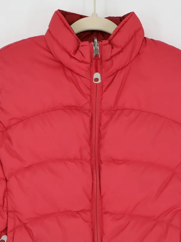 L.L.Bean Women’s Reversible Red Large Goose Down Puffer Vest Full Zip Outdoor - Image 2