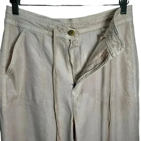 American Eagle Wide‎ Leg Pink Pants Size 28 - Image 3
