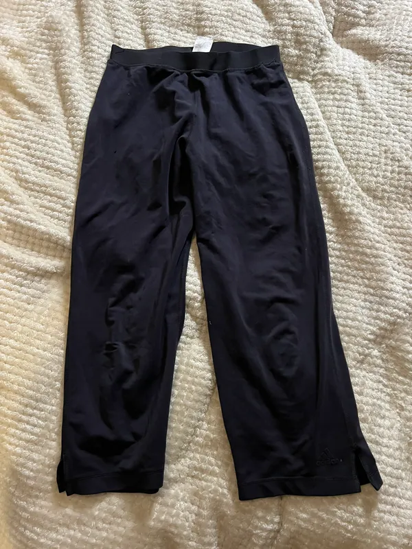 Adidas Medium Loose Dark Grey Yoga Pants - Image 2
