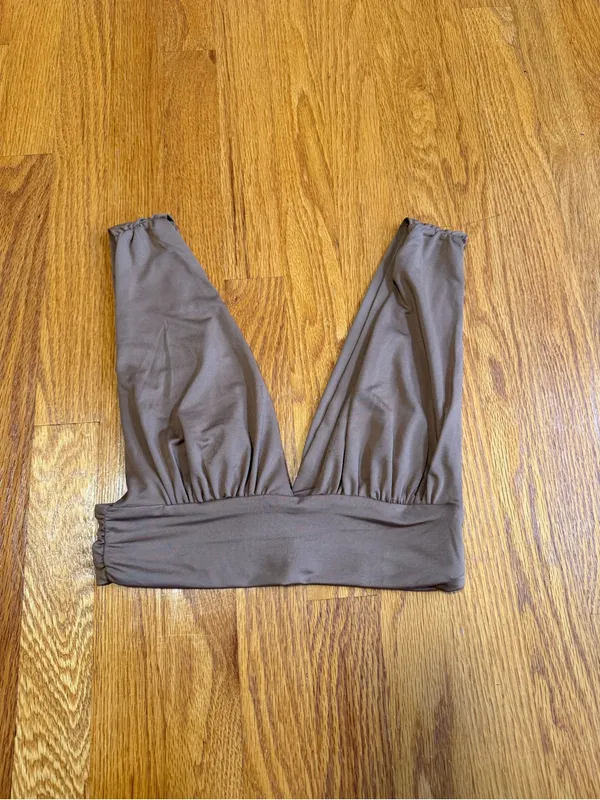 Princess Polly Suki Top Brown - Image 2