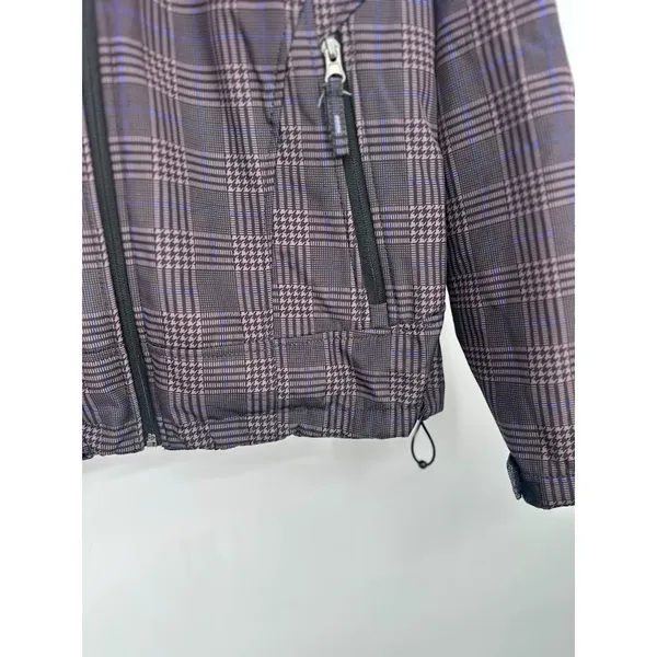 Free Country Jacket Womens M Purple Plaid Plush Lined Ski Snowboard Softshell‎ - Image 2