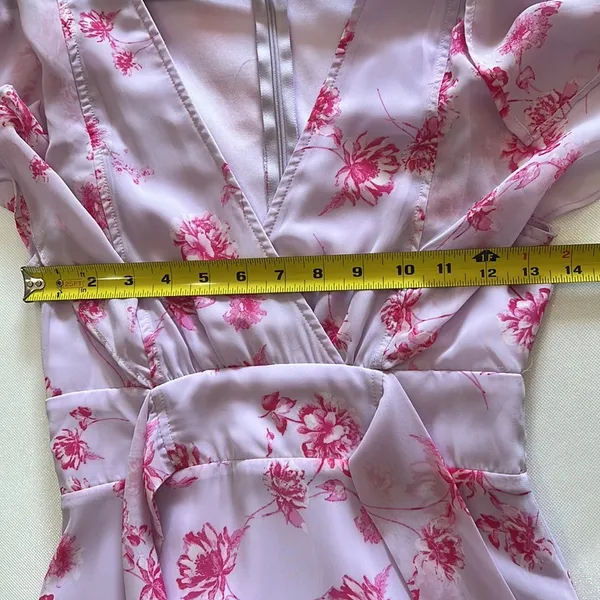 Lulu’s Dearly Loved Lavender Floral Print Flutter Sleeve Maxi Dress - Image 5