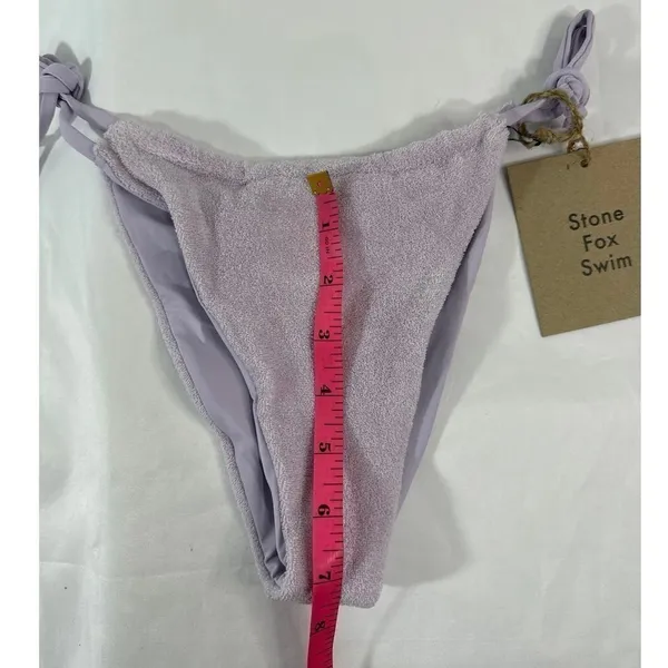 Stone Fox SWIM AURA BOTTOM in Orchid‎ Petal Terry Medium NWT - Image 9