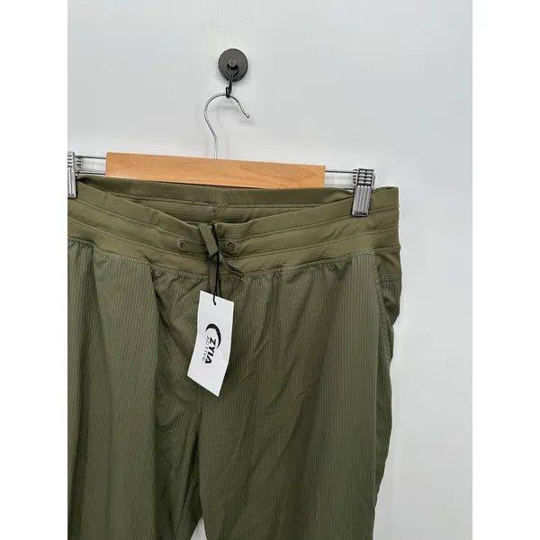 Zyia Womens Olive Green Trail Jogger Pants Sz XL 29" Inseam Outdoors Casual Hike - Image 5