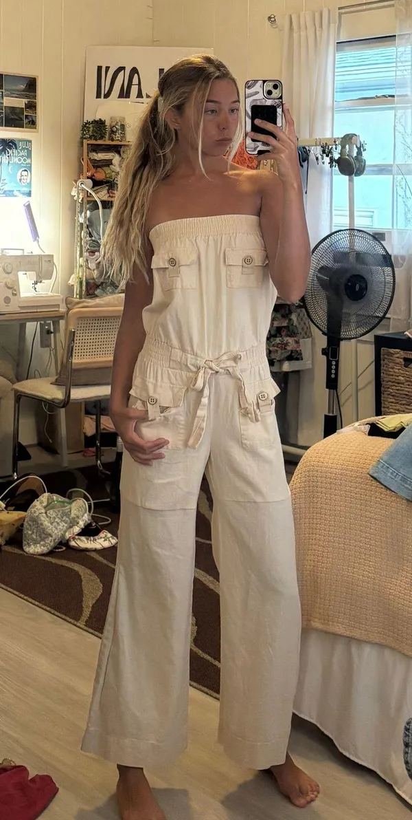 Strapless Jumpsuit Size M - Image 2