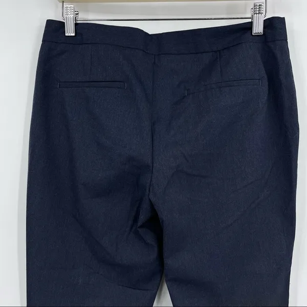 Zara Basic Women's Size 6 Career Office Navy Trouser Pants Polyester‎ Blend - Image 6