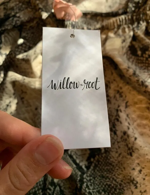 Buckle Willow & Root Snakeskin Romper - Image 6