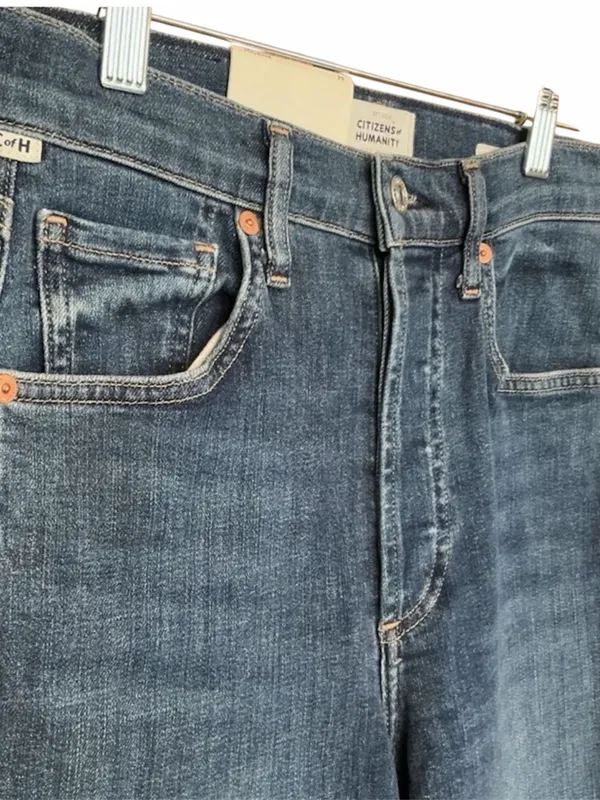 NWT Citizens Of Humanity Jolene High Rise Vintage Slim Denim Jeans - Size: 25 - Image 6