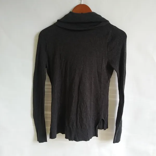 Victoria's Secret M Gray Turtle Neck Sweater - Image 5