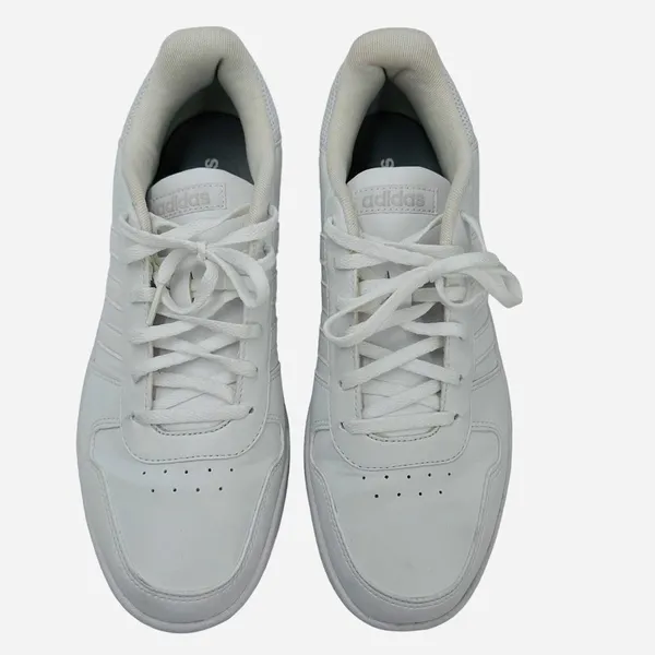 Adidas Womens Size 11‎ Hoops 2.0 B42096 White Casual Shoes Sneakers - Image 6