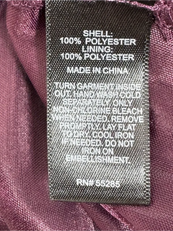 Express Sequin Ombre Mini Tank Dress Purple Pink Large Sleeveless Party Cocktail - Image 11