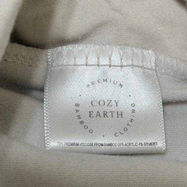 Cozy Earth Bamboo Lounge Jogger Pants Size XS Light Cream Drawstring‎ Pockets - Image 7