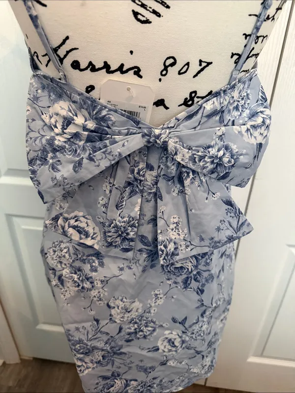 Altar’d State Light Blue Floral Sundress - Image 5