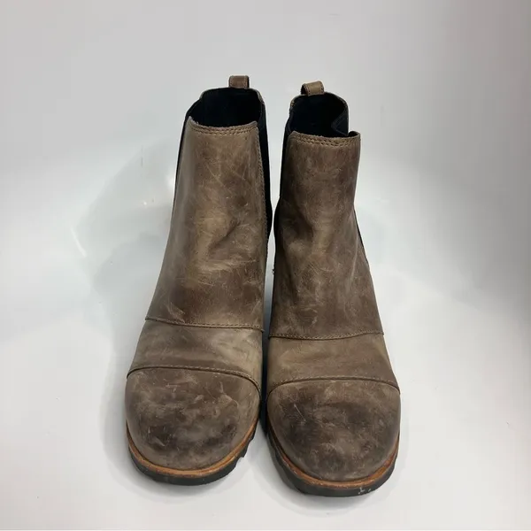 Sorel Lea Wedge Booties leather size 10‎ - Image 3
