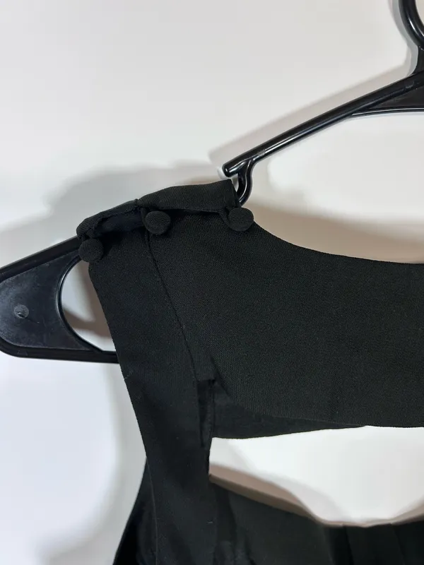 Kimchi Blue Urban Outfitters Size 2 Black Bow Cutout Fit Flare Mini Dress - Image 7